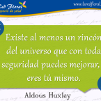 Existe al menos un rincón del universo que con toda . . .