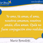 Yo amo, tú amas, el ama, nosotros amamos, vosotros amáis . . .